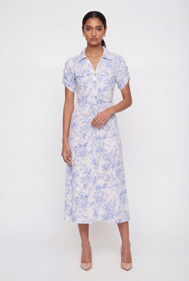 mini dress women Zyra Short Sleeve Collared Bodycon Mini Dress  Shop American Threads Women's Trendy Online Boutique Sky Blue / L