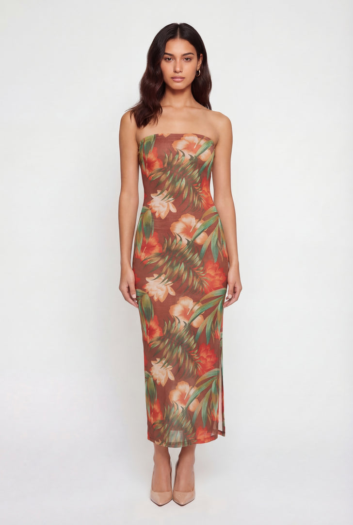 Slim Fit Long Dresses | Rainbow Shops