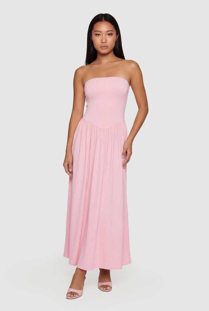 Solid Color Floor-Length Dresses Solid Color Floor-Length Dresses