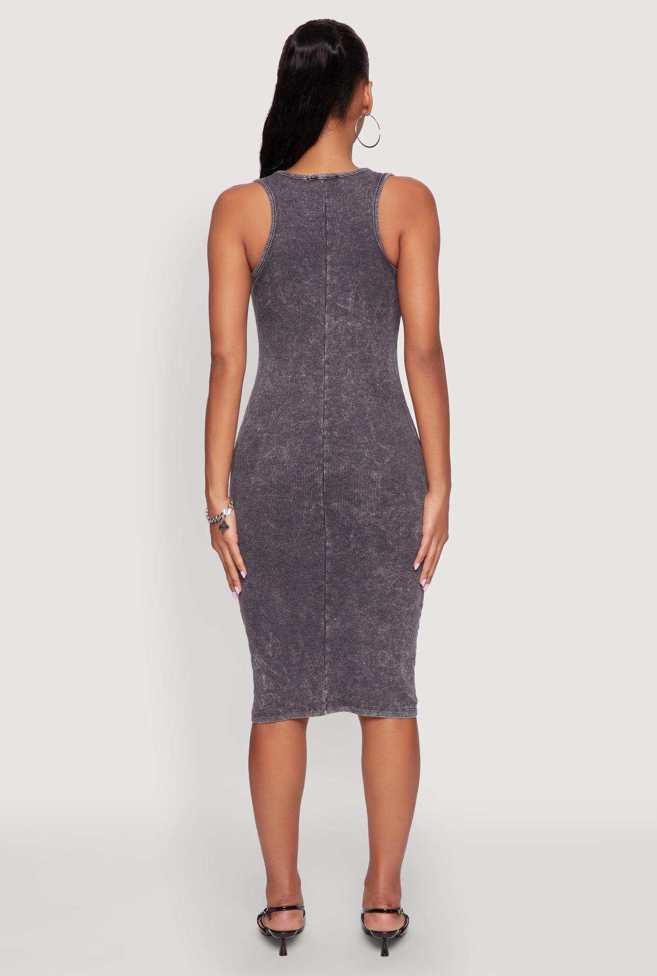 Trendy Mineral Wash Scoop Neck Racerback Tank Dress