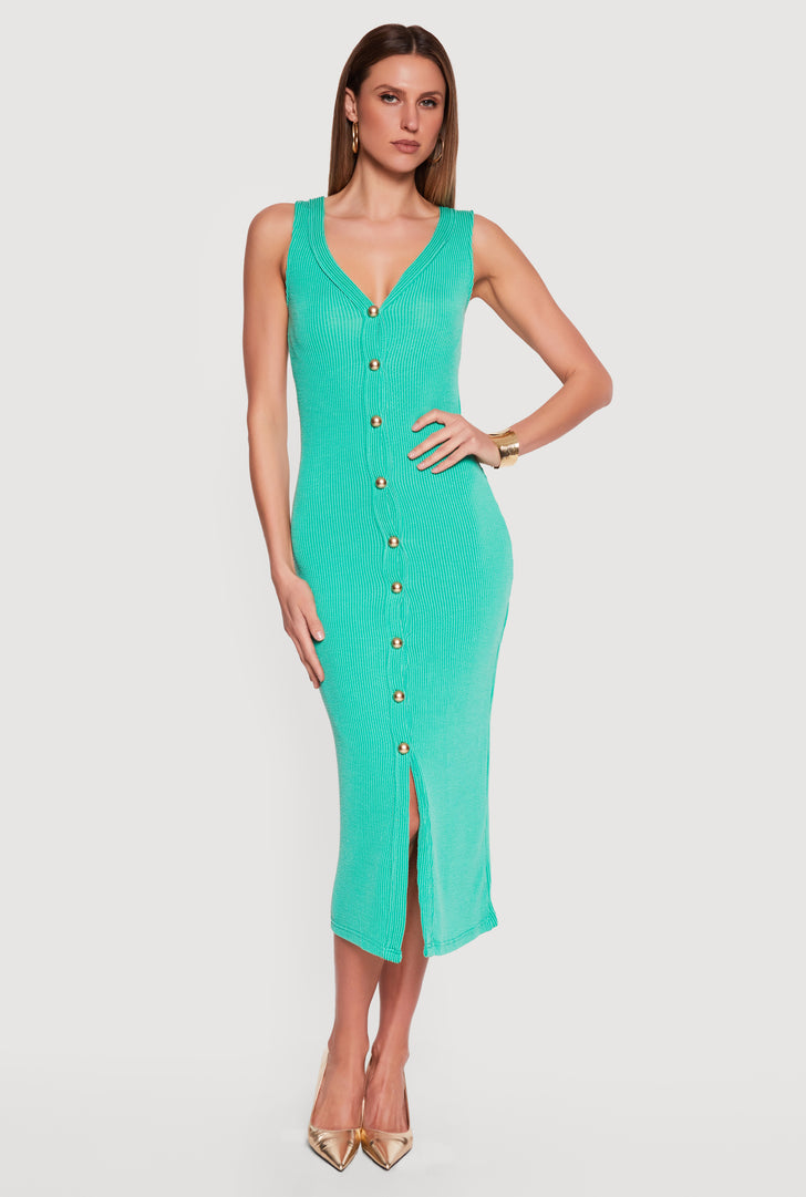 slim fit dress slacks Cecilia Bodycon Midi Dress Emerald main image 1