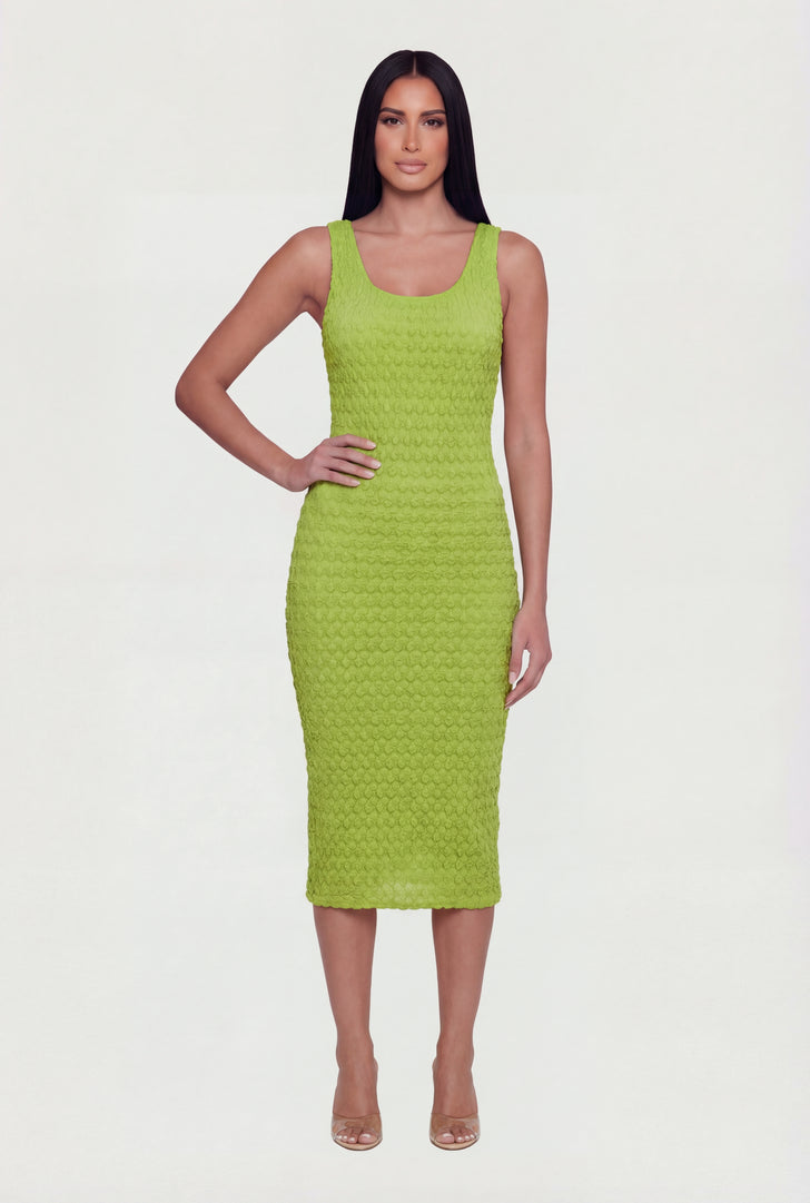 green emerald velvet dress ONE SHOULDER BODYCON MIDI DRESS – Arelia's Dream main image 0