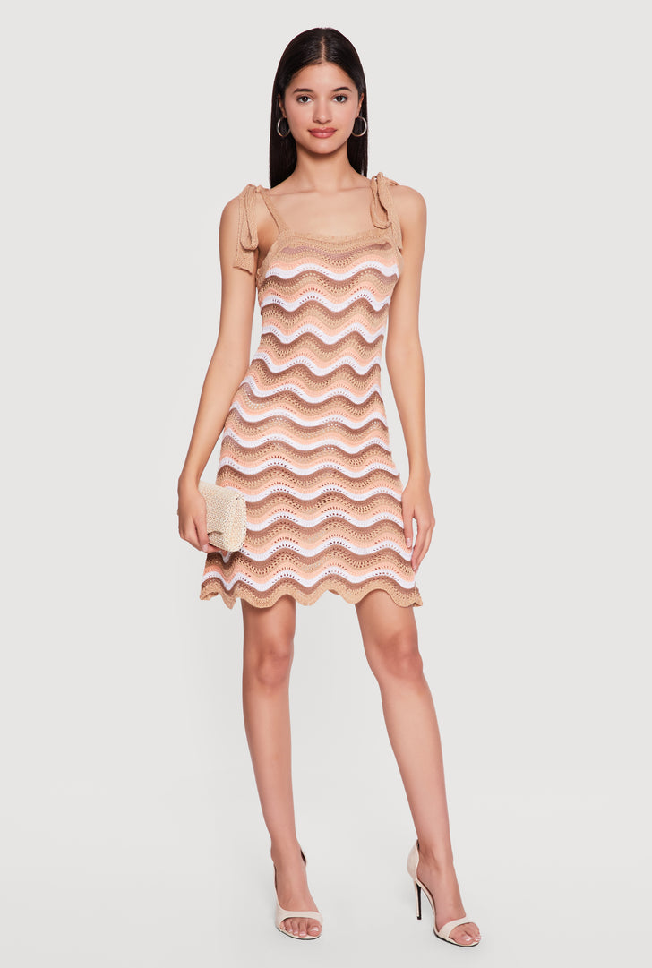 Knit Tie Back Dresses Knit Tie Back Dresses