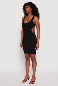 Seamless Cut Out Side Tank Dress