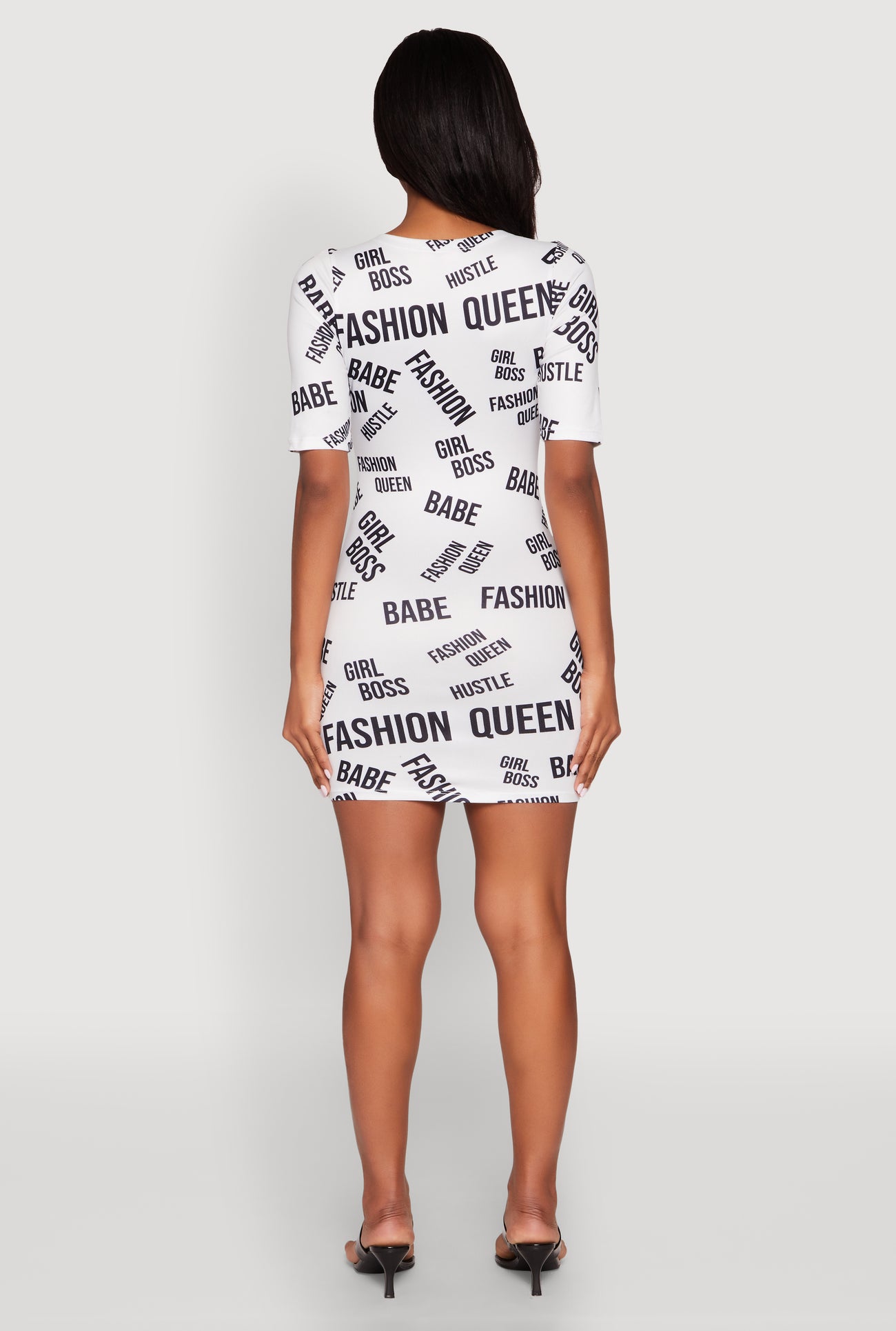Fashion Queen Graphic T Shirt Dress