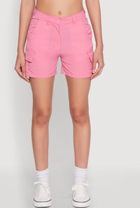 Nylon Cargo Shorts
