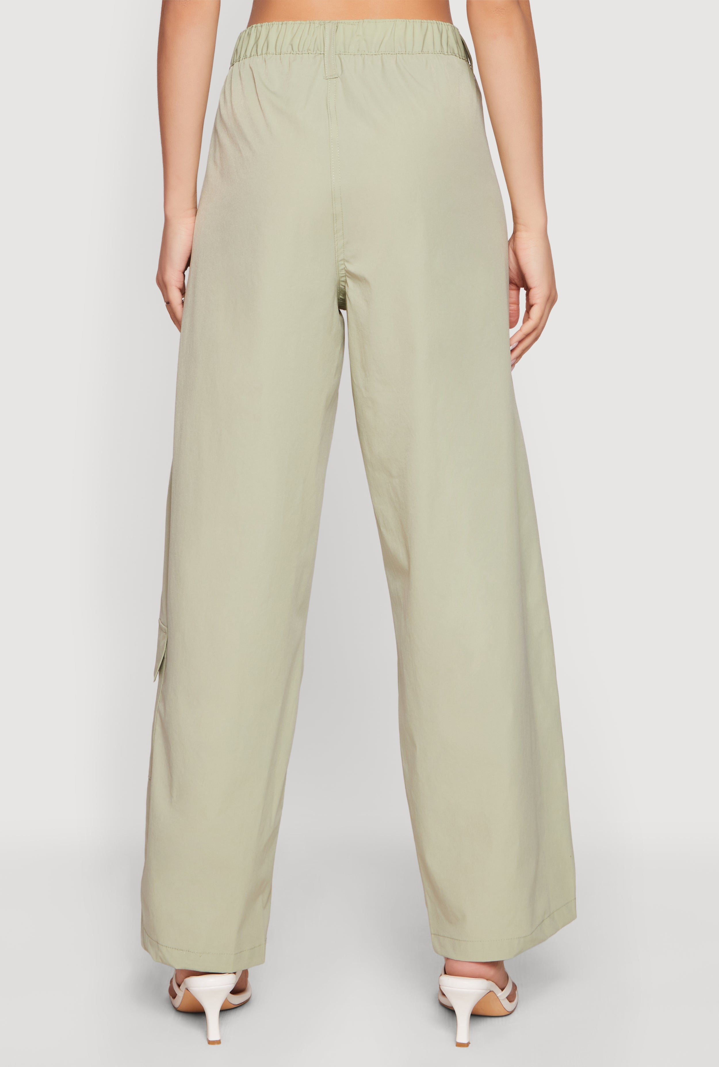 Wide Leg Cargo Pocket Pants