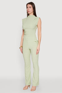 Asymmetrical Hem Cap Sleeve Top