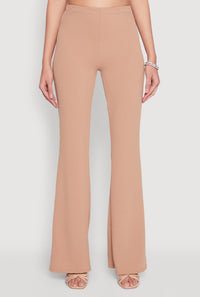 Crepe Knit High Waisted Pants