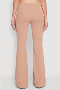 Crepe Knit High Waisted Pants