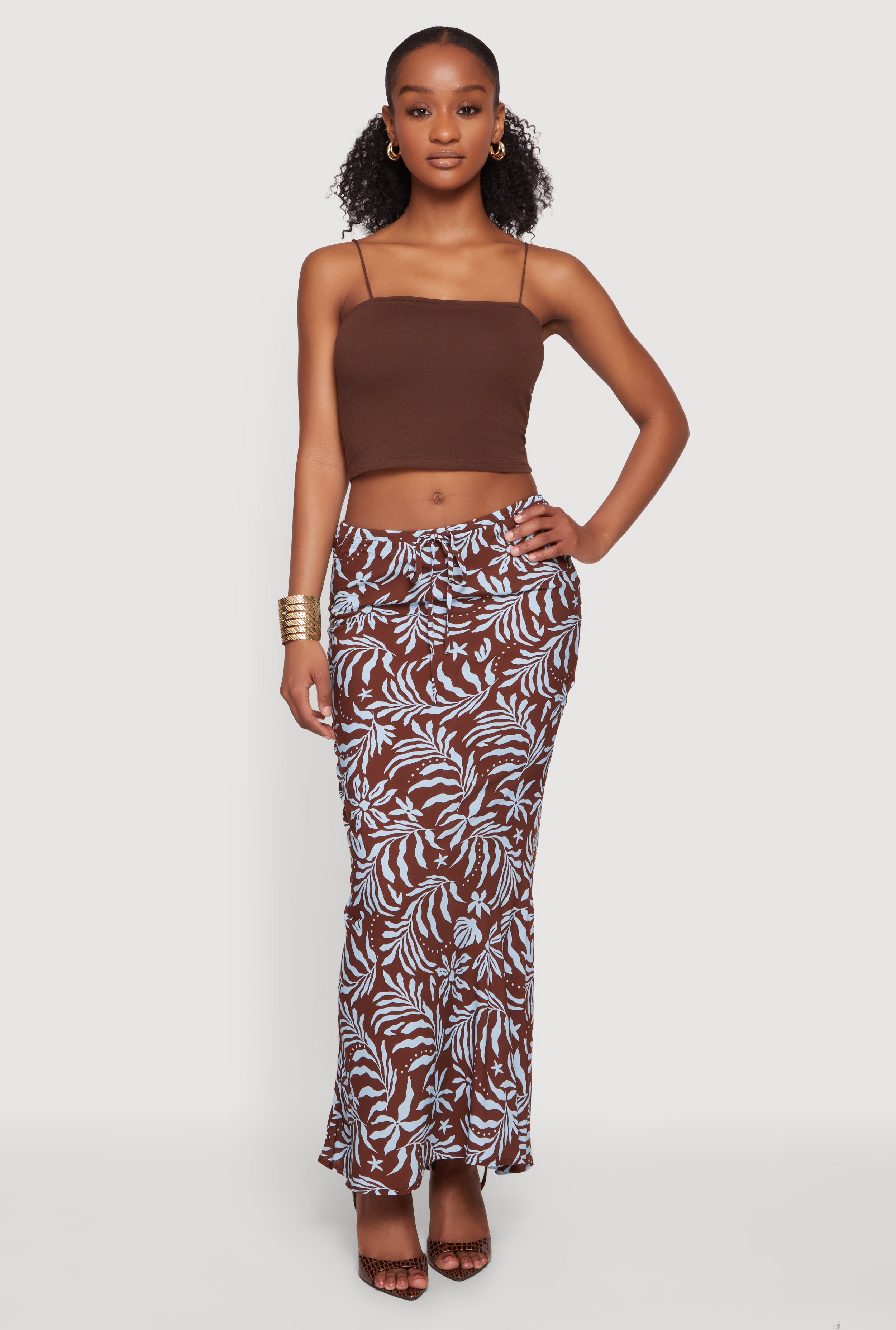 Drawstring Skirt | Rainbow Shops