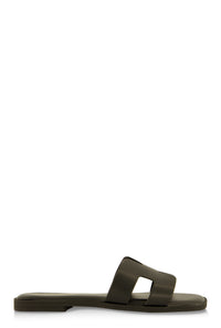 H Band Flat Slide Sandals