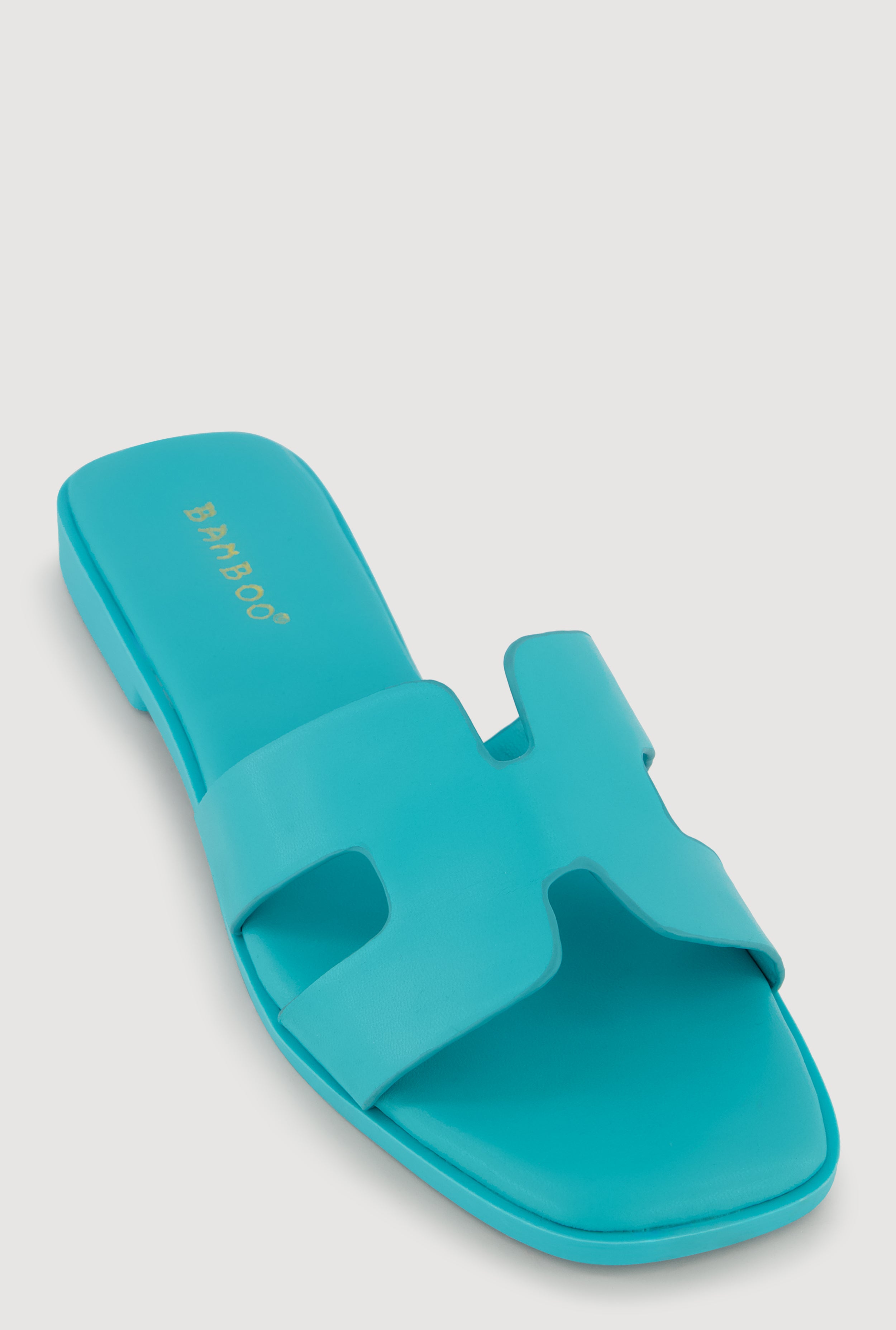 H Band Open Toe Slide Sandals