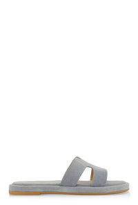 H Band Open Toe Slide Sandals