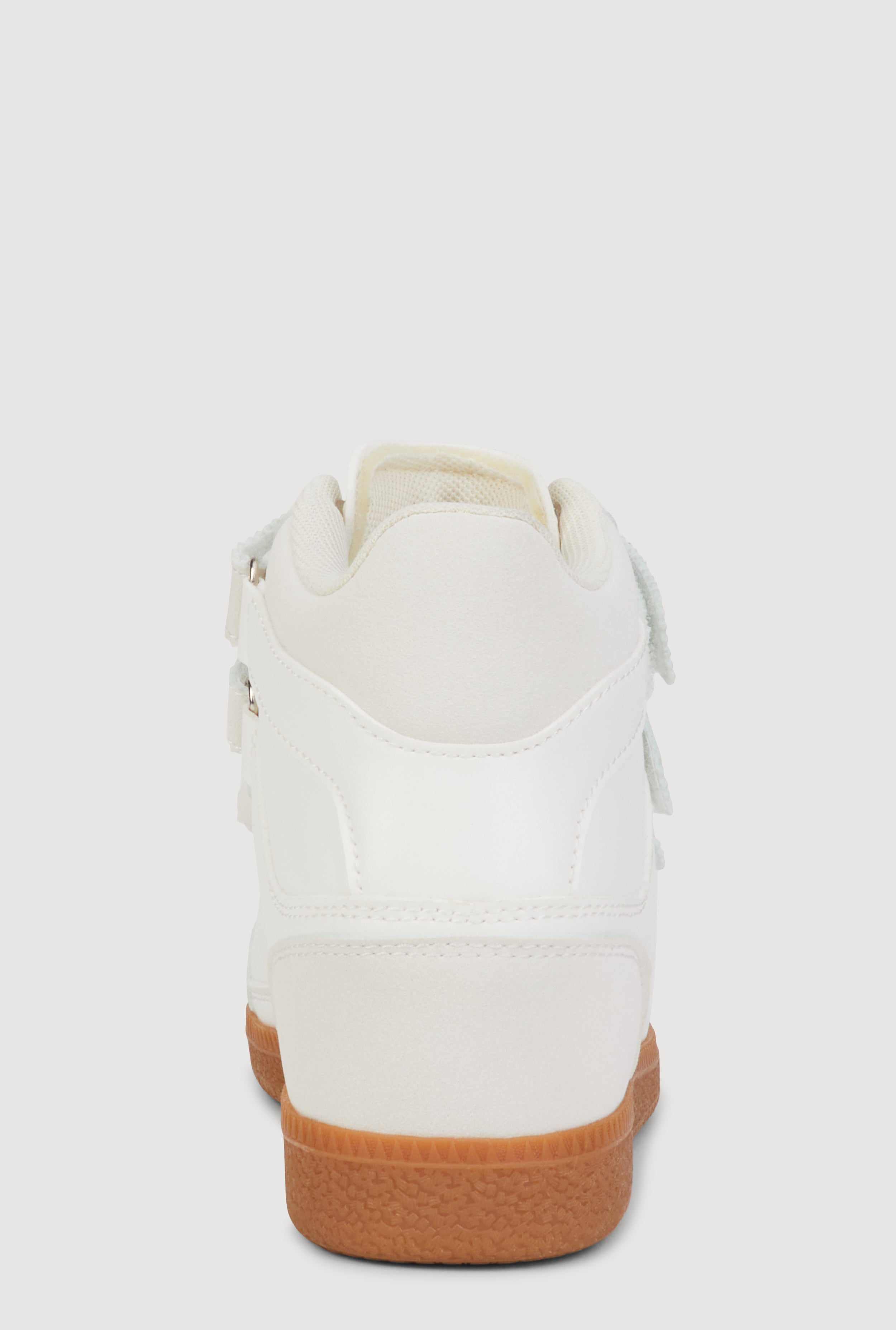 [OPEN YY] / ☆ 25SS YY VELCRO HIGH SNEAKERS / WHITE Velcro Strap Wedge Sneakers