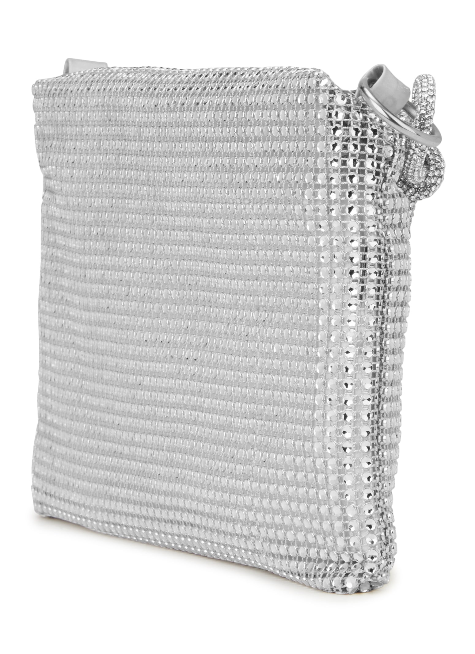 Rhinestone Knot Strap Shoulder Bag