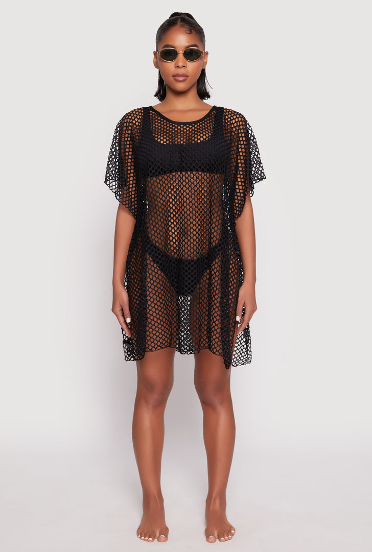 Fishnet Swim Cover Up Fishnet Swim Cover Up