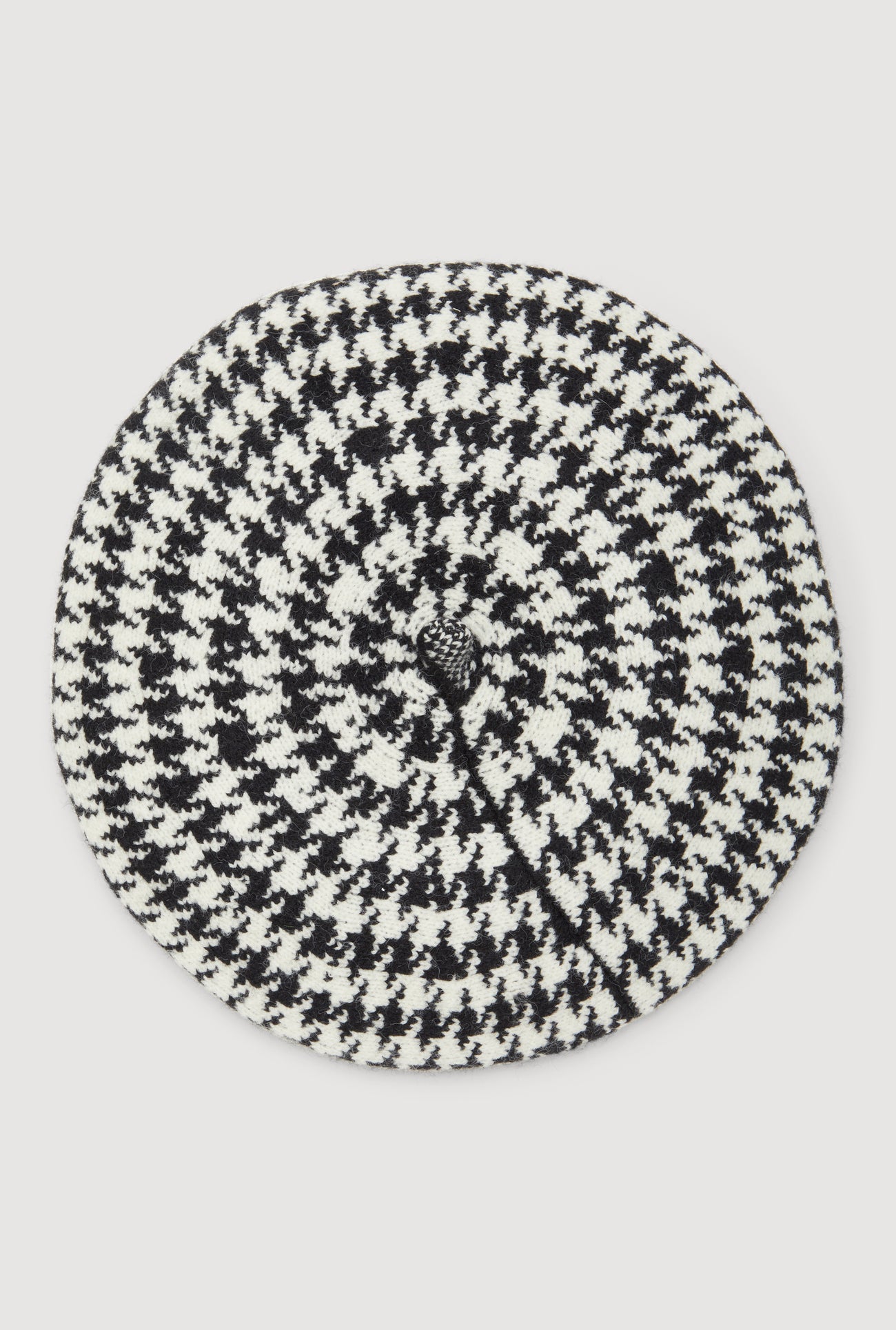 Houndstooth Beret