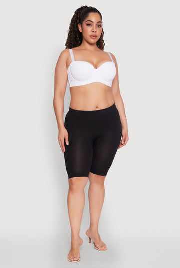 Plus Size Solid Balconette Bra | Converts to Strapless