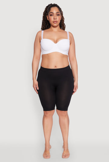 Plus Size Solid Balconette Bra | Converts to Strapless