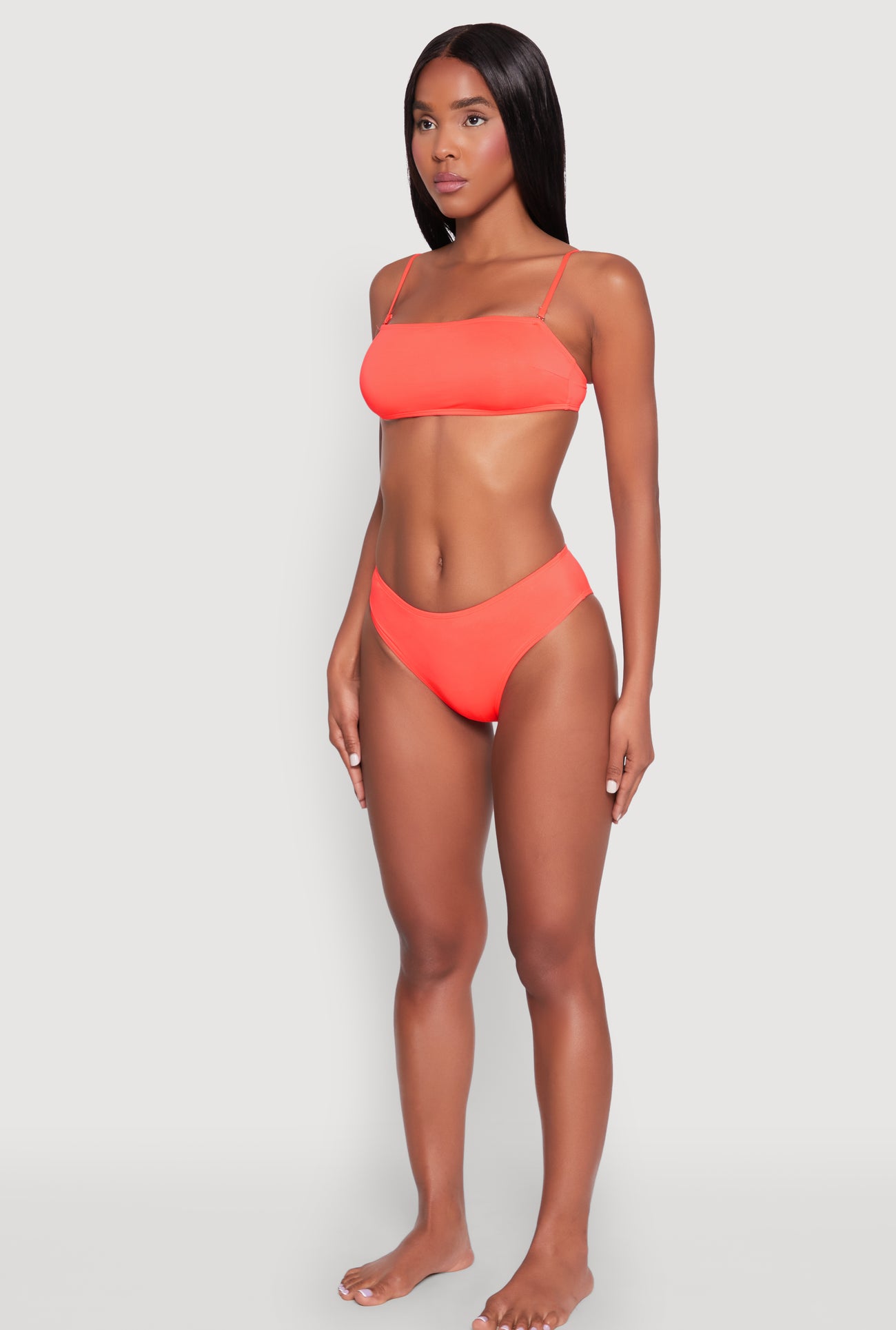 Tie Back Swim Bandeau Bikini Top