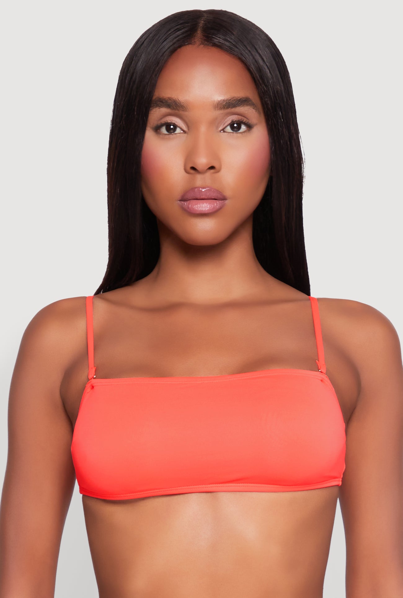 Tie Back Swim Bandeau Bikini Top