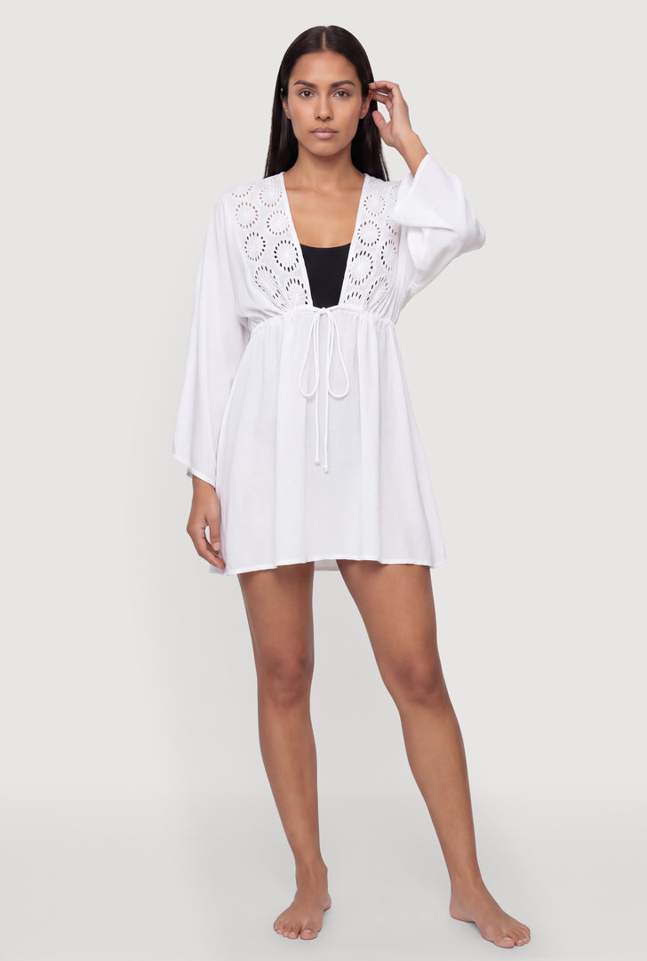 white sheer cover up dress Long Semi Sheer Dress, Swimsuit Cover Up, Dress,white, Medium,large