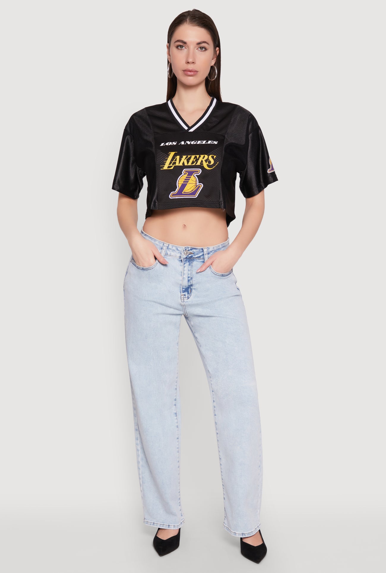 los angeles lakers gear NBA Los Angeles Lakers Crop Jersey