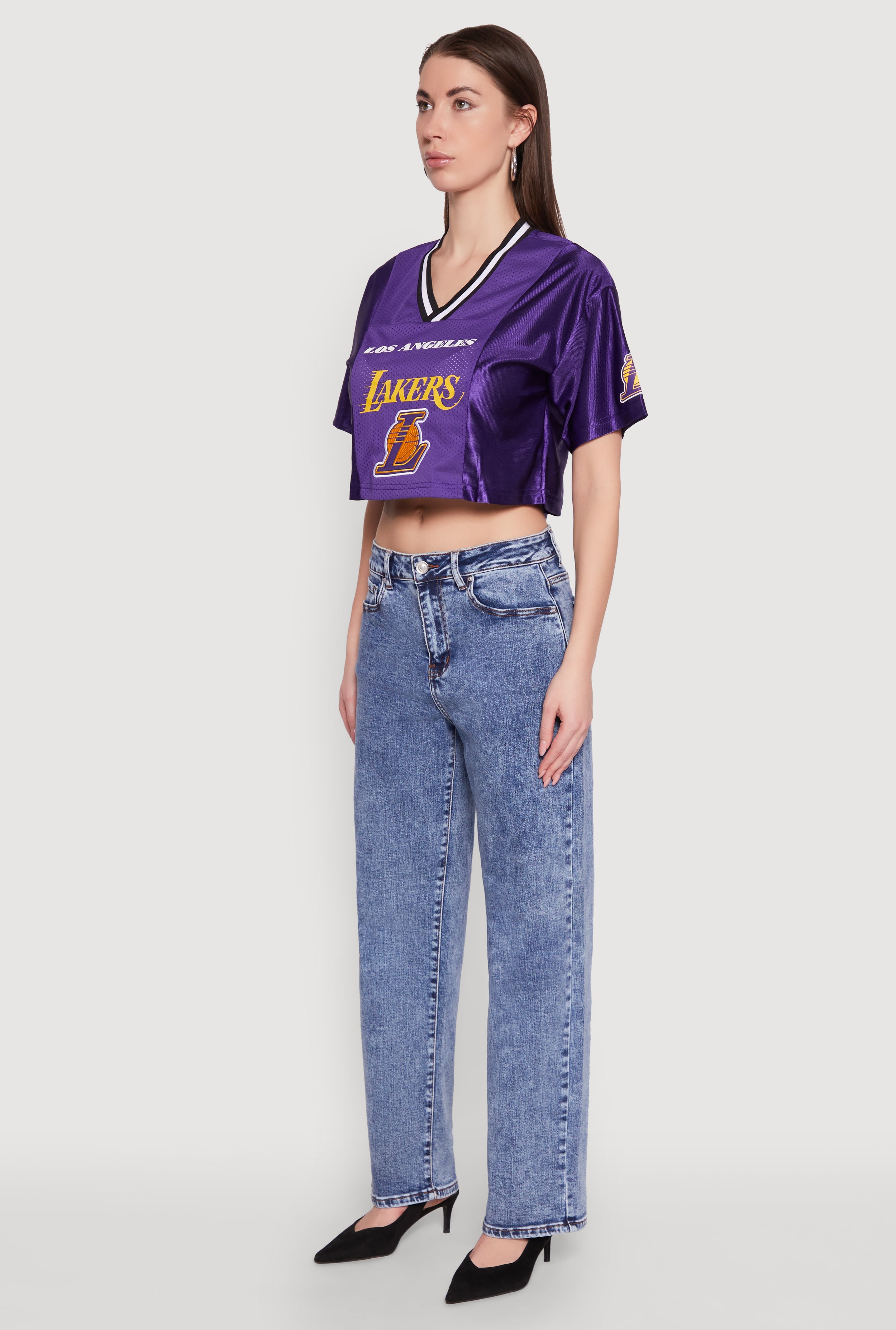 melt the lady　cropped jersey ll　bk×gry melt the lady cropped jersey - メルカリ