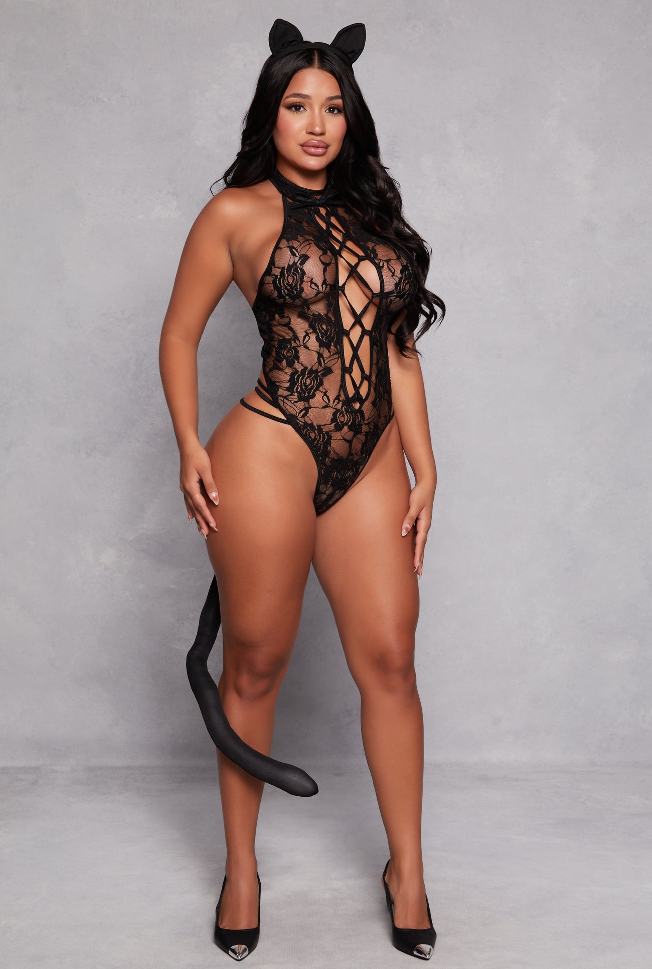 Sexy Lace Kitty Costume