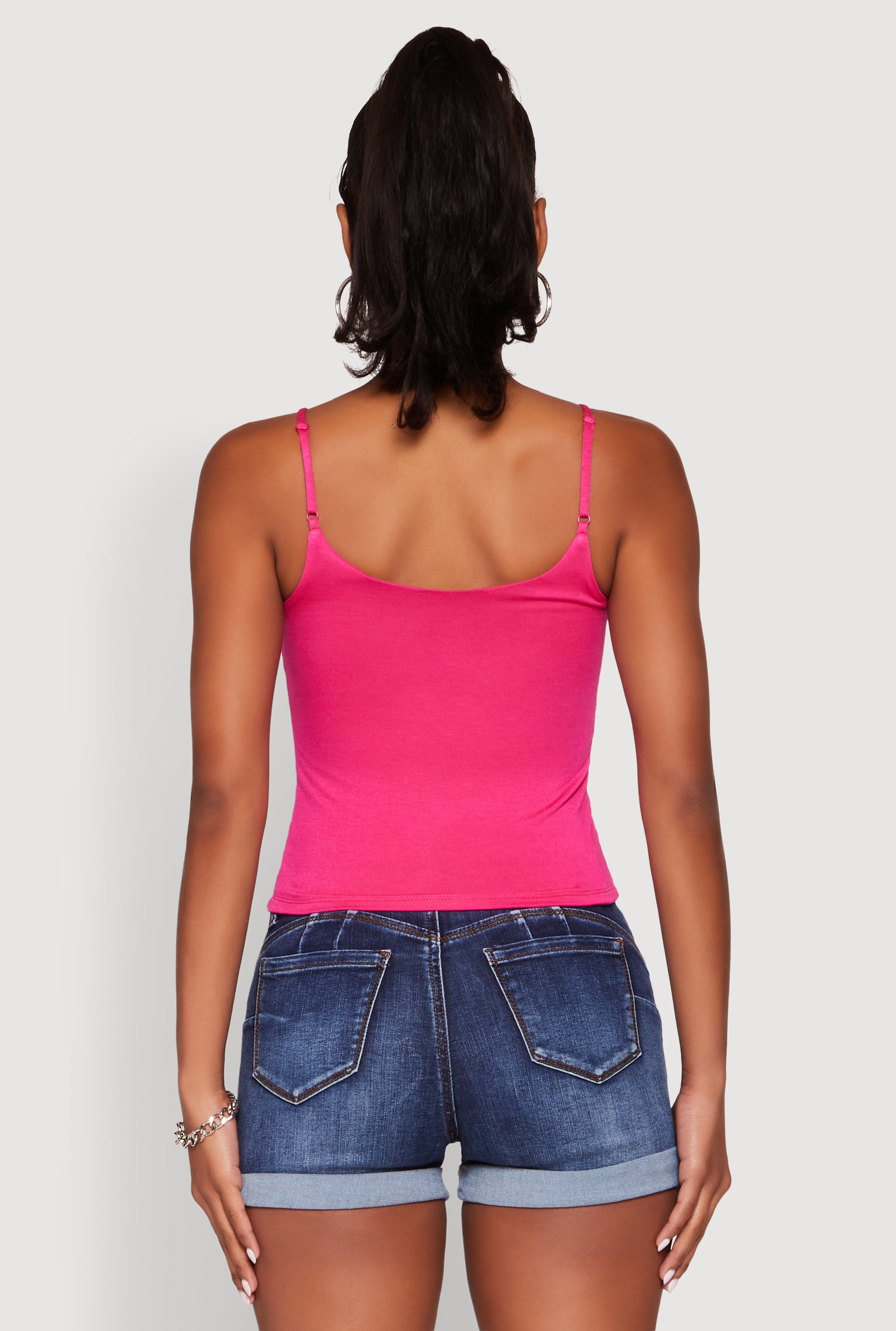 Double Layered Cropped Cami Double Layered Cropped Cami
