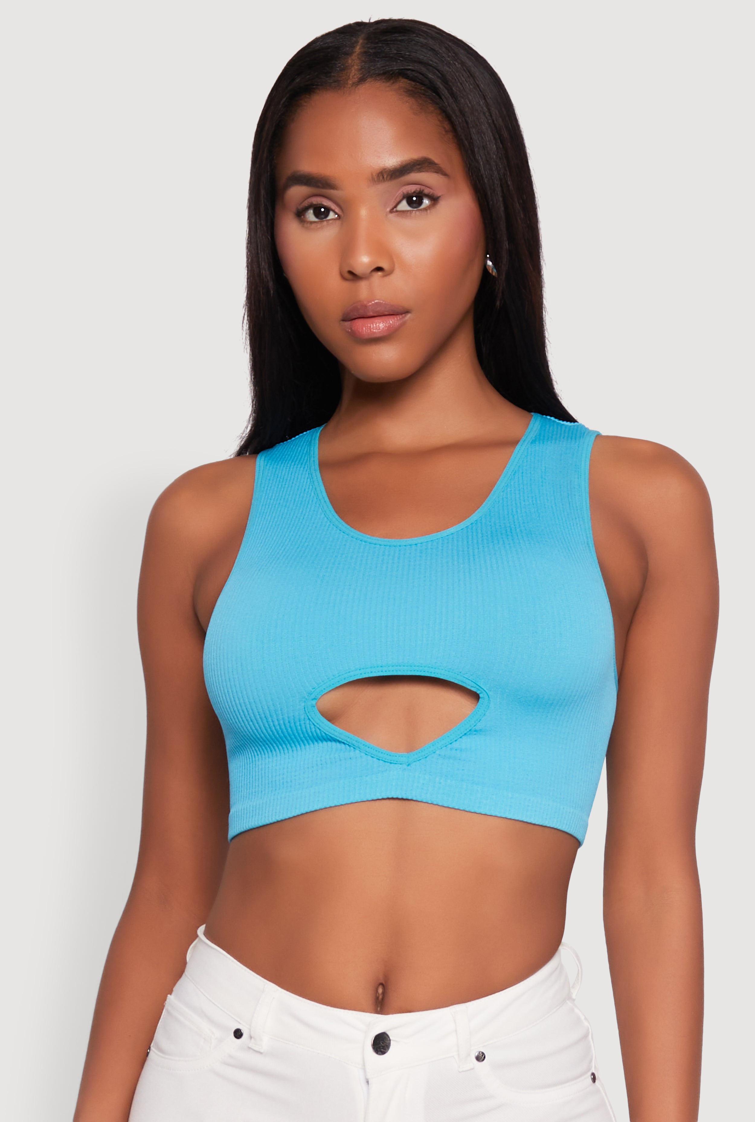cut out tank top front