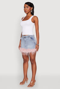 Double Layer Square Neck Tank Top