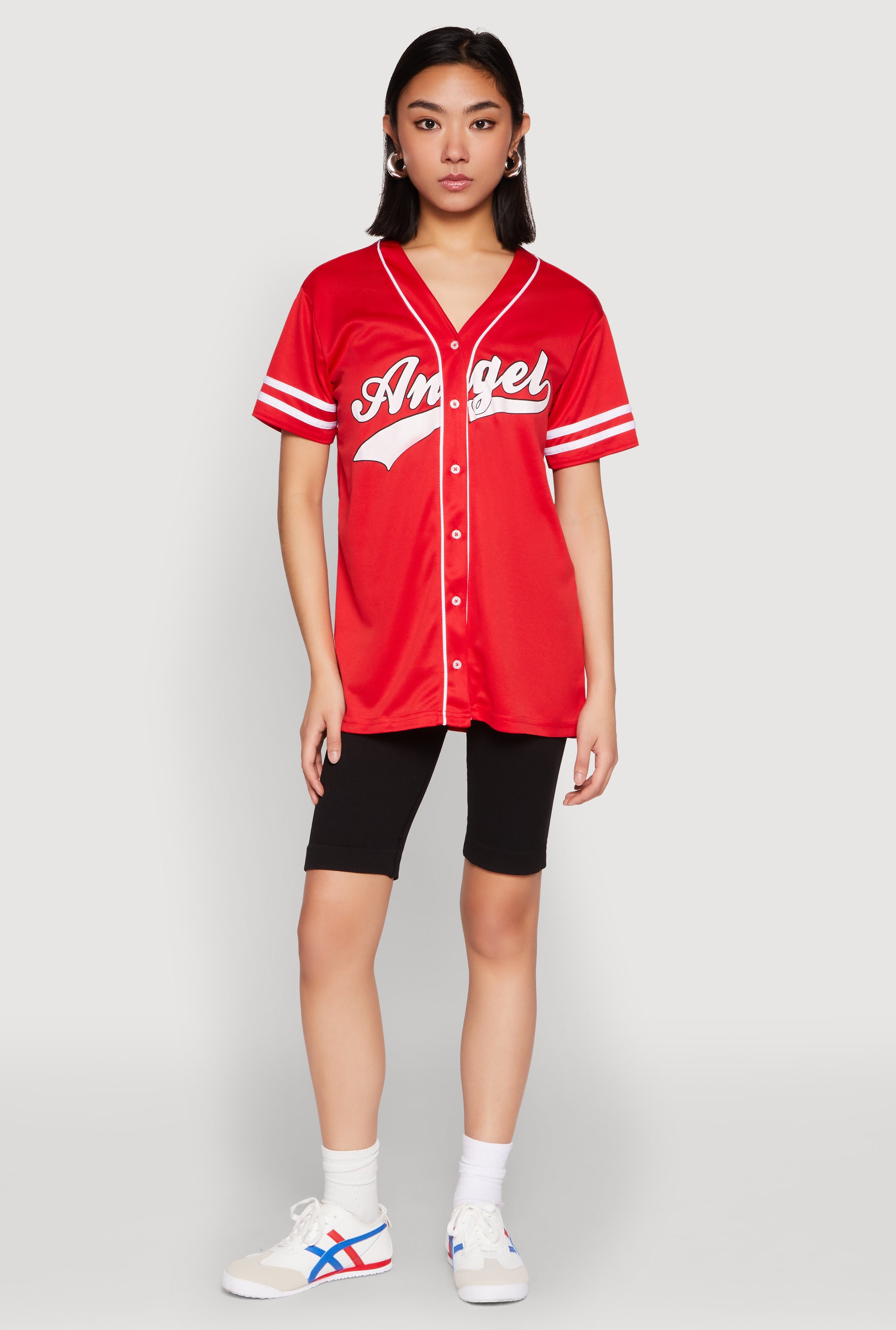 baseball jersey with shorts