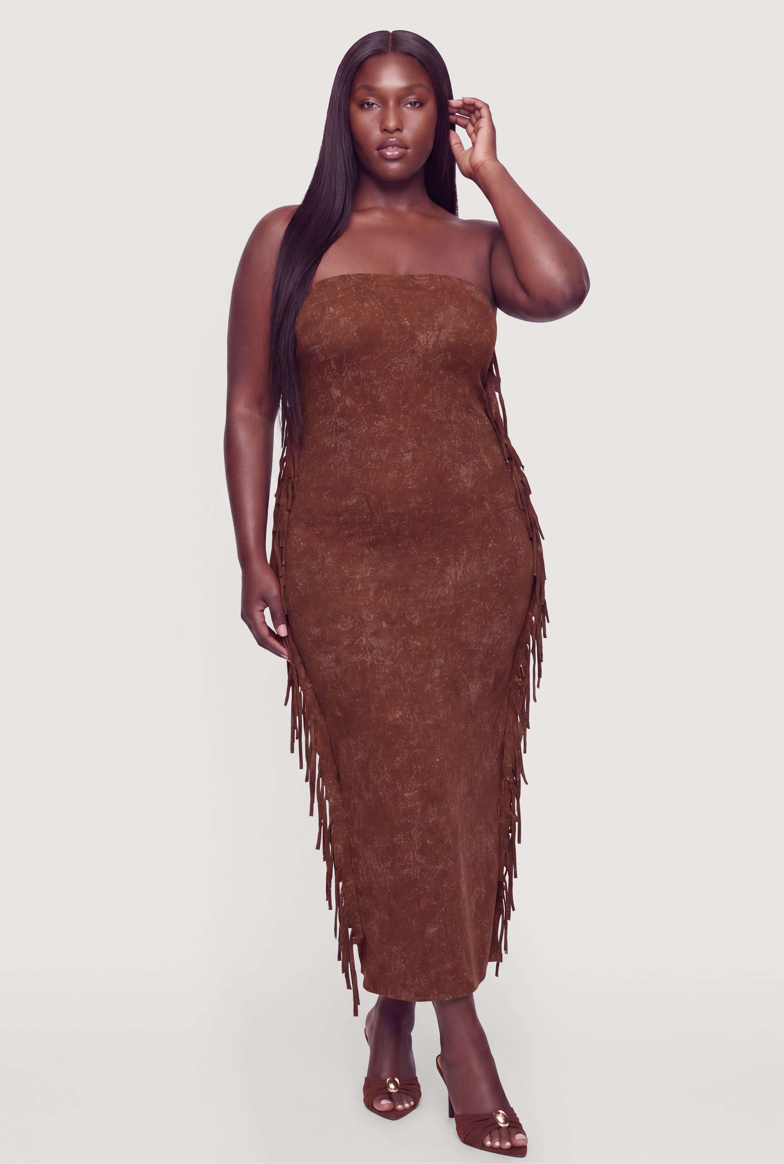 Fringe Maxi Dress | Rainbow Shops