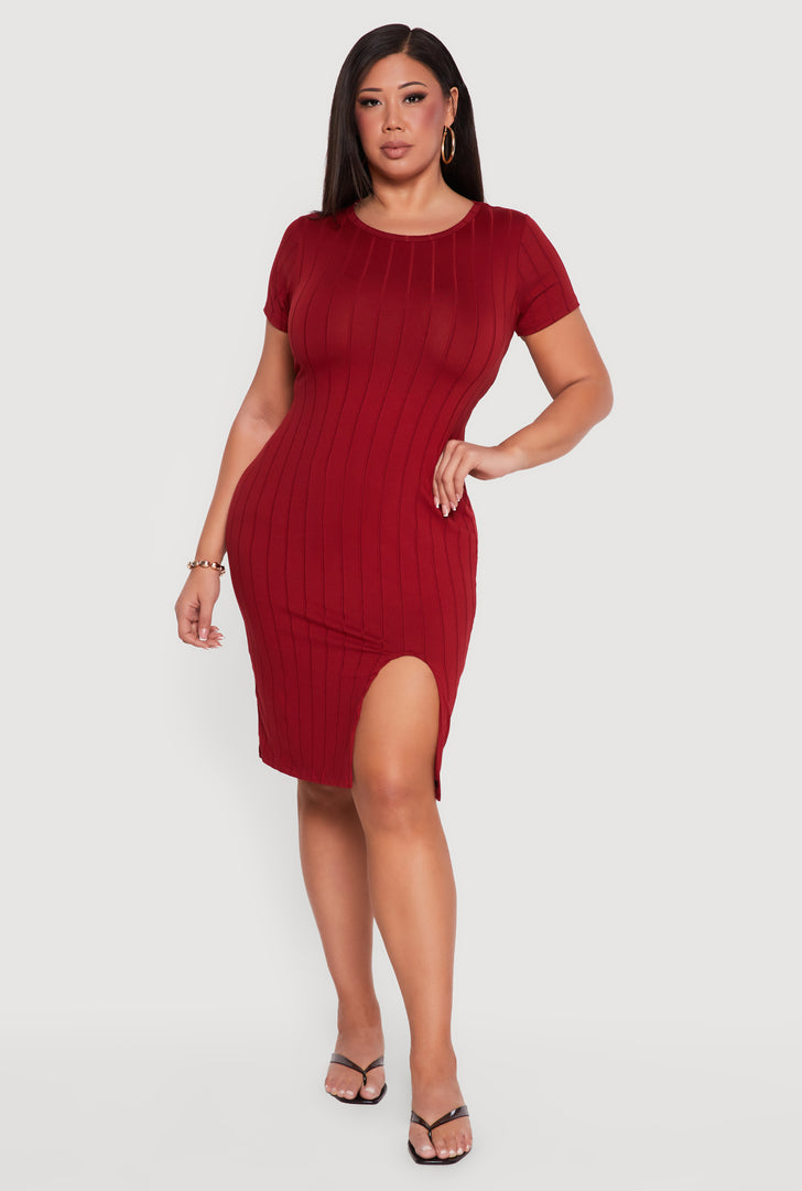 Plus Size Burgundy Dresses | Everyday Low Prices | Rainbow Plus Size Burgundy Dresses | Everyday Low Prices | Rainbow