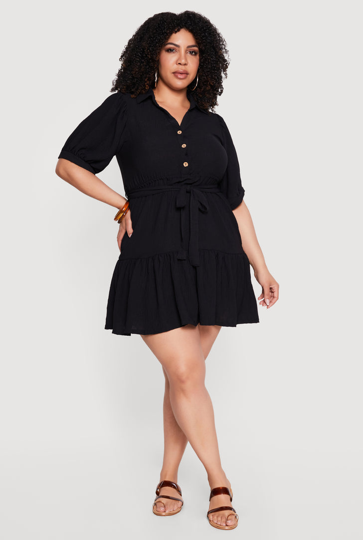 princess polly baby blue dress Women's Plus Size Lovers Lane Burgundy Dress main image 0