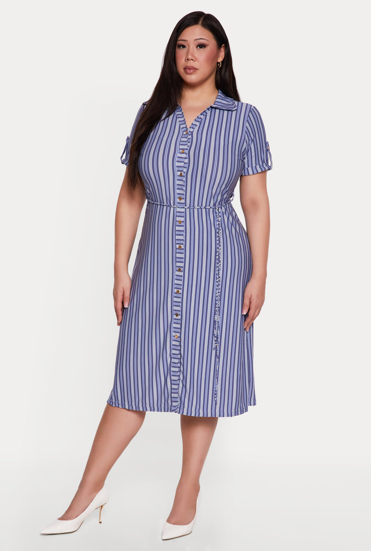 Plus Size Shirt Dresses | Everyday Low Prices | Rainbow Plus Size Shirt Dresses | Everyday Low Prices | Rainbow