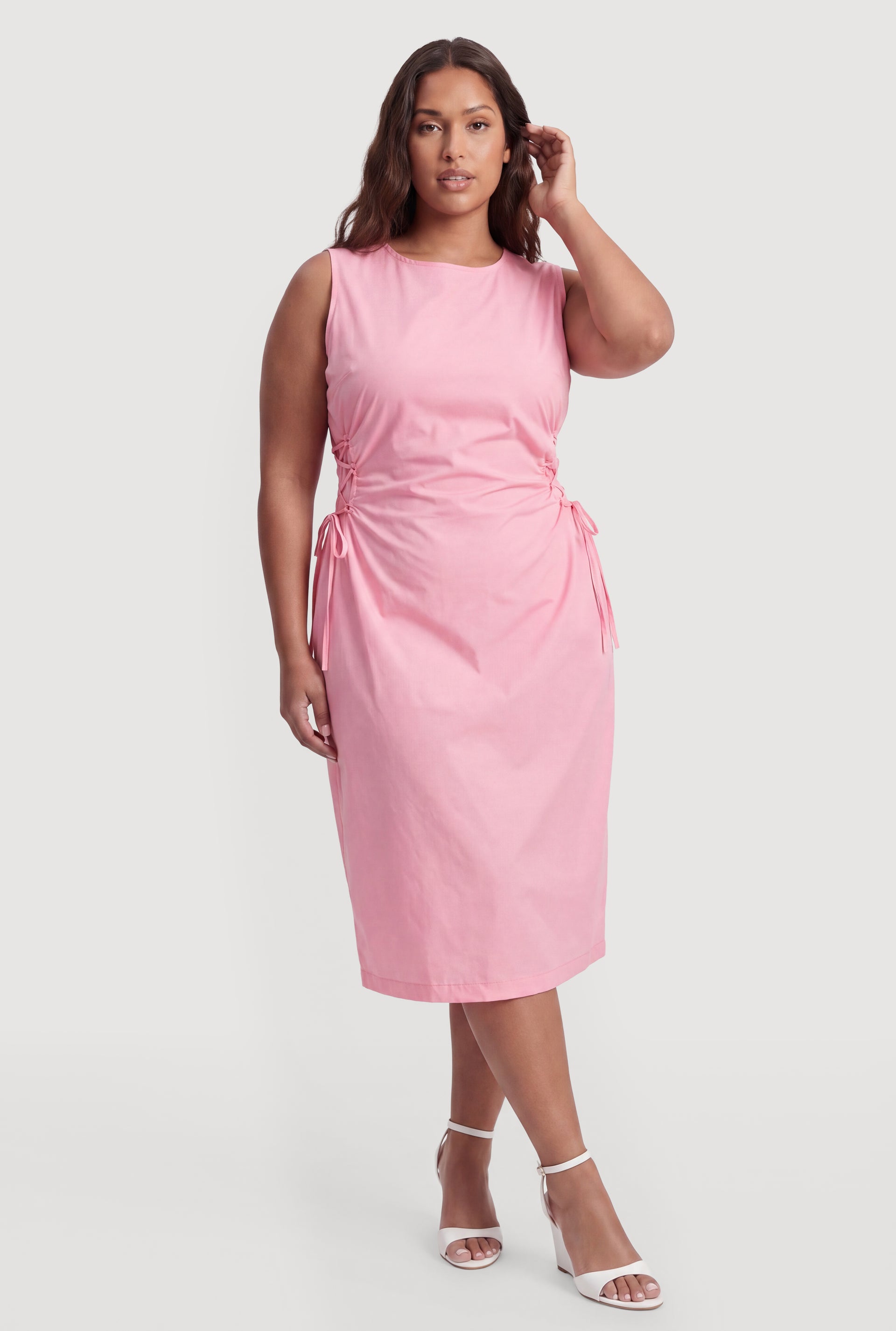 pink sheath dress plus size Jovani 06469 Pink Fuchsia One Shoulder Sheath Plus Size Dress