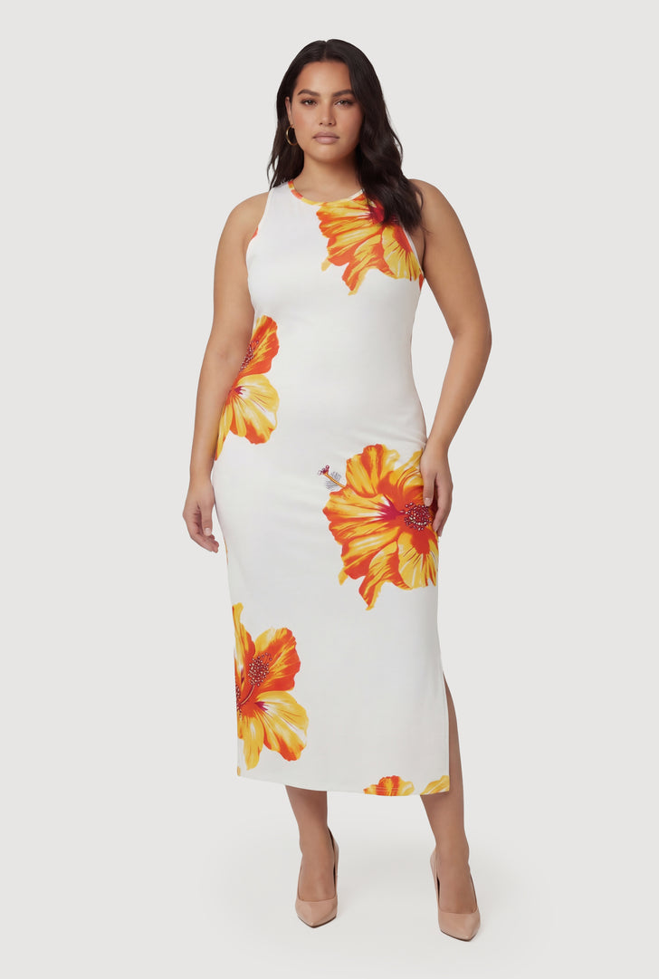 Long Printed Dress Long Printed Dress