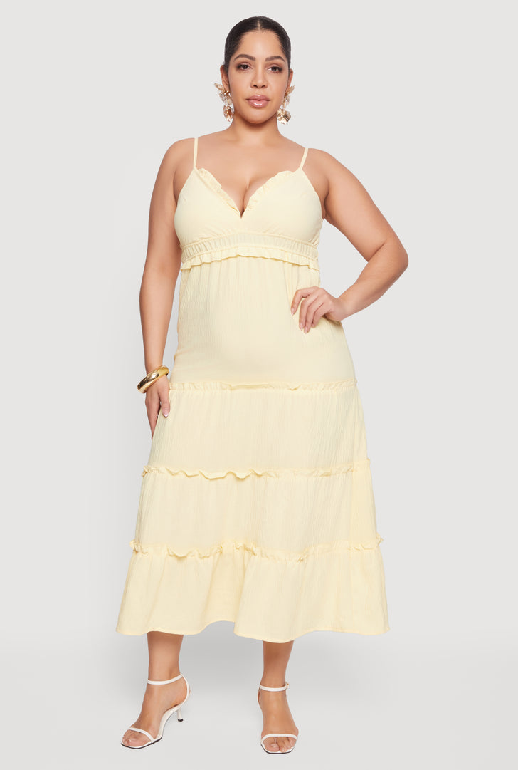 Plus Size Yellow Dresses | Everyday Low Prices | Rainbow