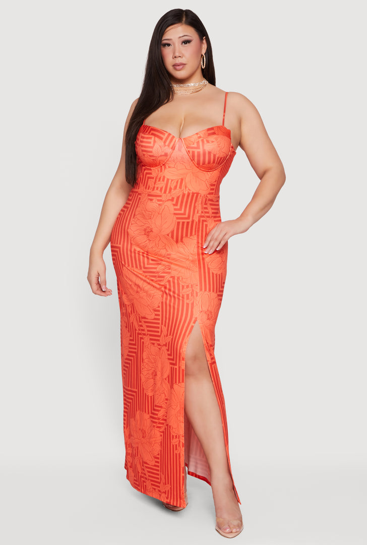 fitted lace wedding dress Orange Burnt Long Sleeves Stylish Plus Size Bridesmaid Dresses, Long M bridalsew fitted lace wedding dress Orange Burnt Long Sleeves Stylish Plus Size Bridesmaid Dresses, Long M bridalsew