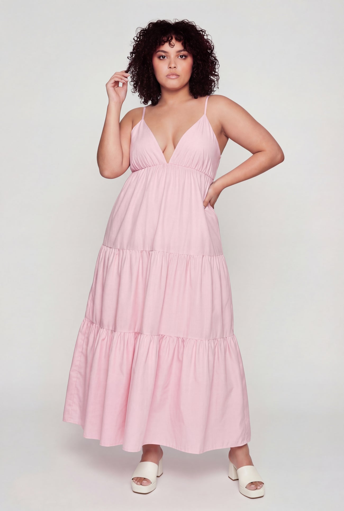 sachin and babi light blue dress Plus-Size Strapless Short Party Dress with Ruffles– PromGirl main image 1