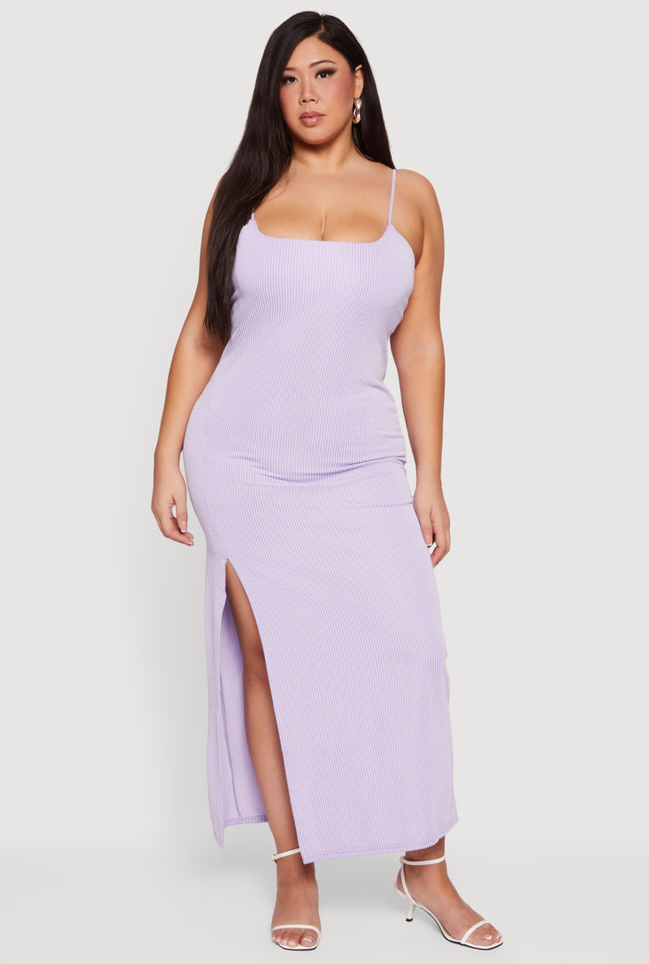 open lace back dress Plus Size Purple Bridesmaid Dresses Detachable Puffy Long Sleeves Lavender / Customization main image 1