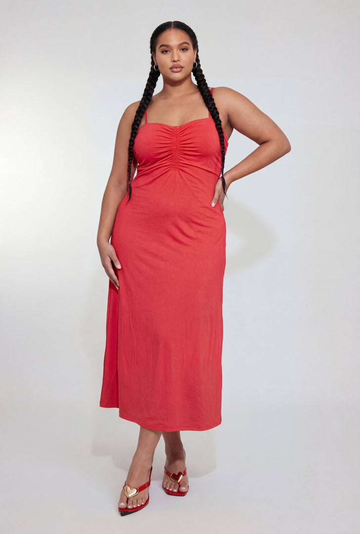 strapless open back dress Vintage Mignon Spring Poppy Blooming Polka Dot Dress – Recess