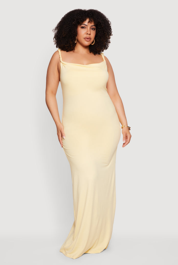 Stretchy Long Dress | Rainbow Shops