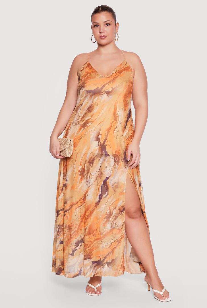 Split Maxi Dresses Split Maxi Dresses