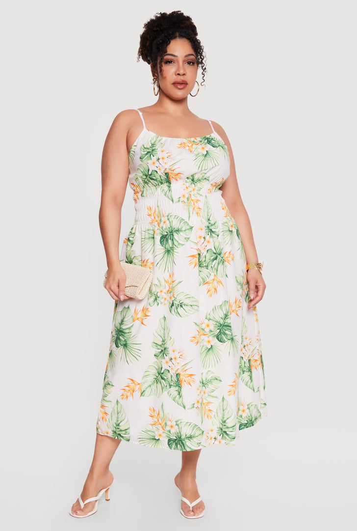 Smocked Empire Waist Dress | Rainbow Shops