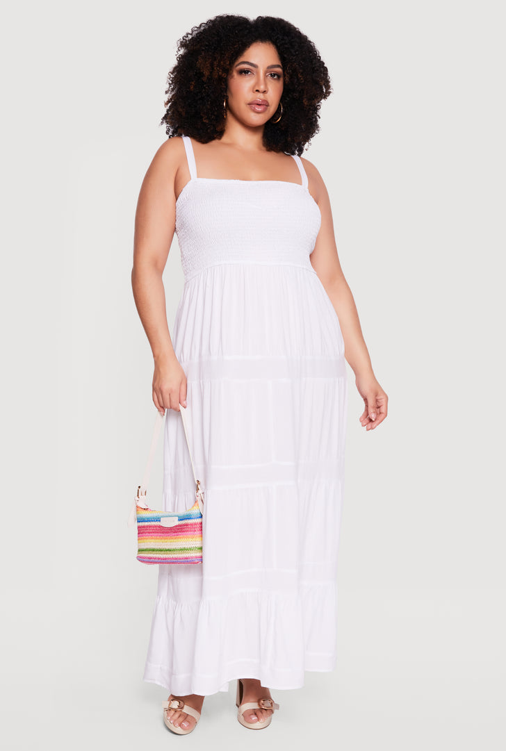fitted lace wedding dress Generic Plus Size Women's Summer Maxi Dress Short Sleeve Deep V Neck Dress  Sexy Ruched Waist Casual Loose Slit Side Long Beach Vacation Dresses（White ,4X-Large at Amazon Women's Clothing store main image 1