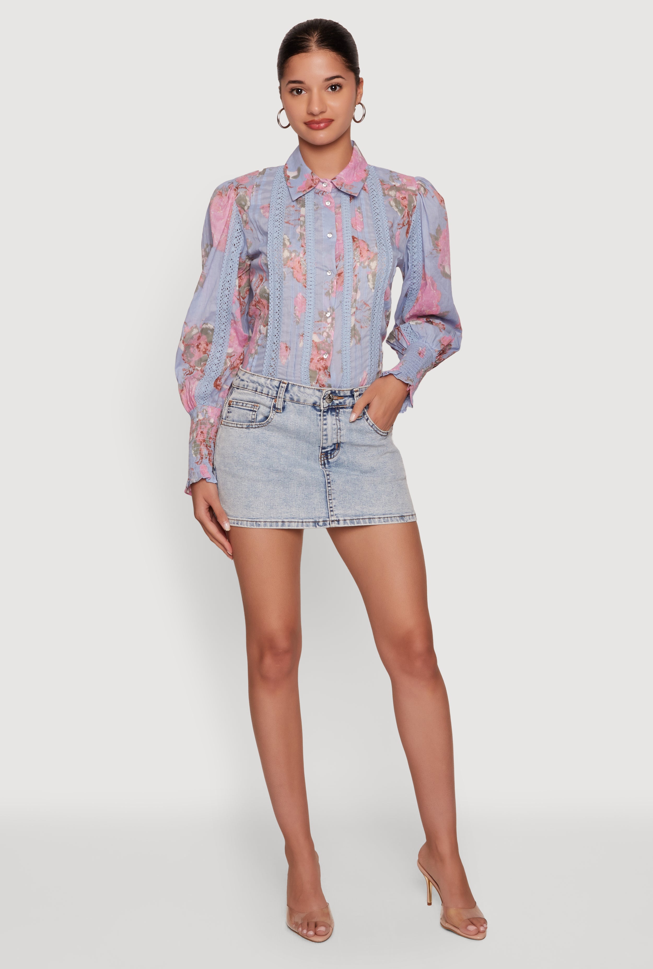 Puff Sleeve Shirt For Women | Rainbow Shops